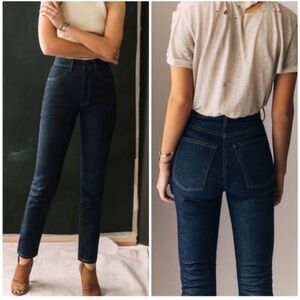 Imogene + Willie High Rise Jeans - Dark Blue